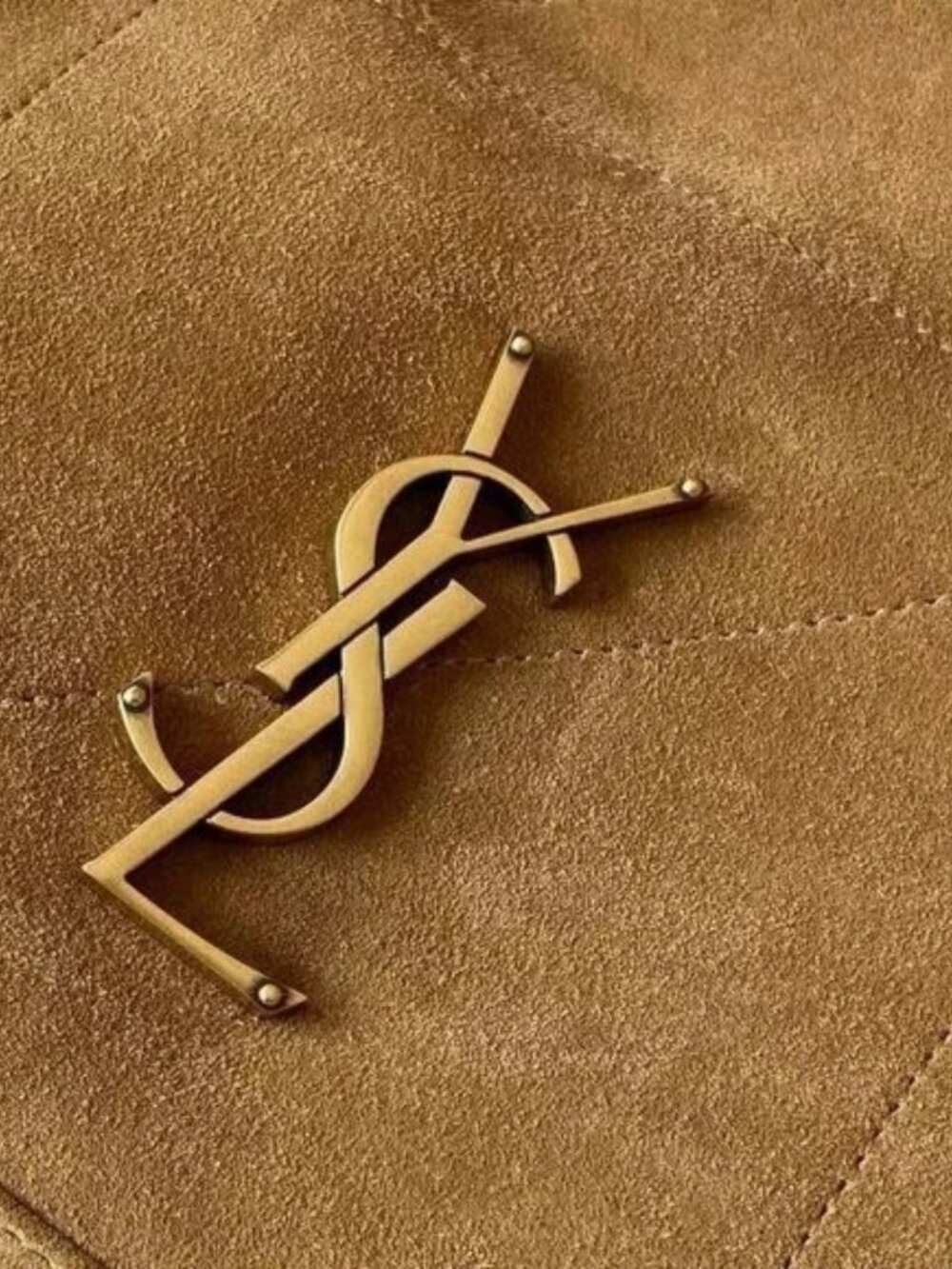 Yves Saint Laurent Suede BucketBag View 4